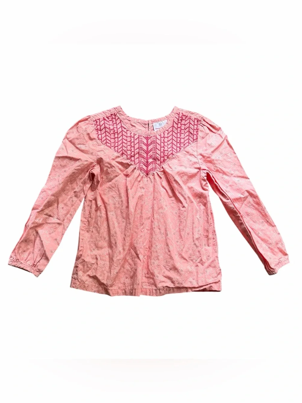 Bundle of 2 Hanna Andersson Girls’ Long Sleeve Tops + Swimwear, Size 130 (US 8)